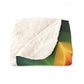 Blooming Lotus Sherpa Blanket